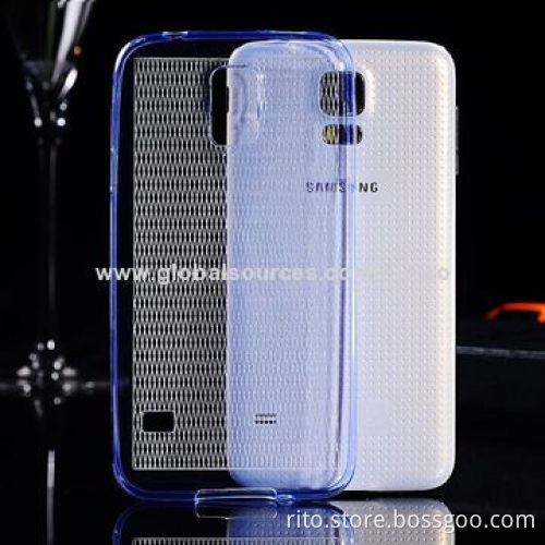 New Grid Design TPU Cellphone Case for Samsung Galaxy S5